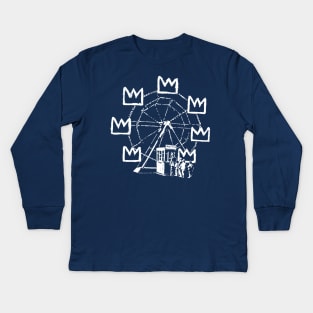 Banksy wheel carnaval Kids Long Sleeve T-Shirt